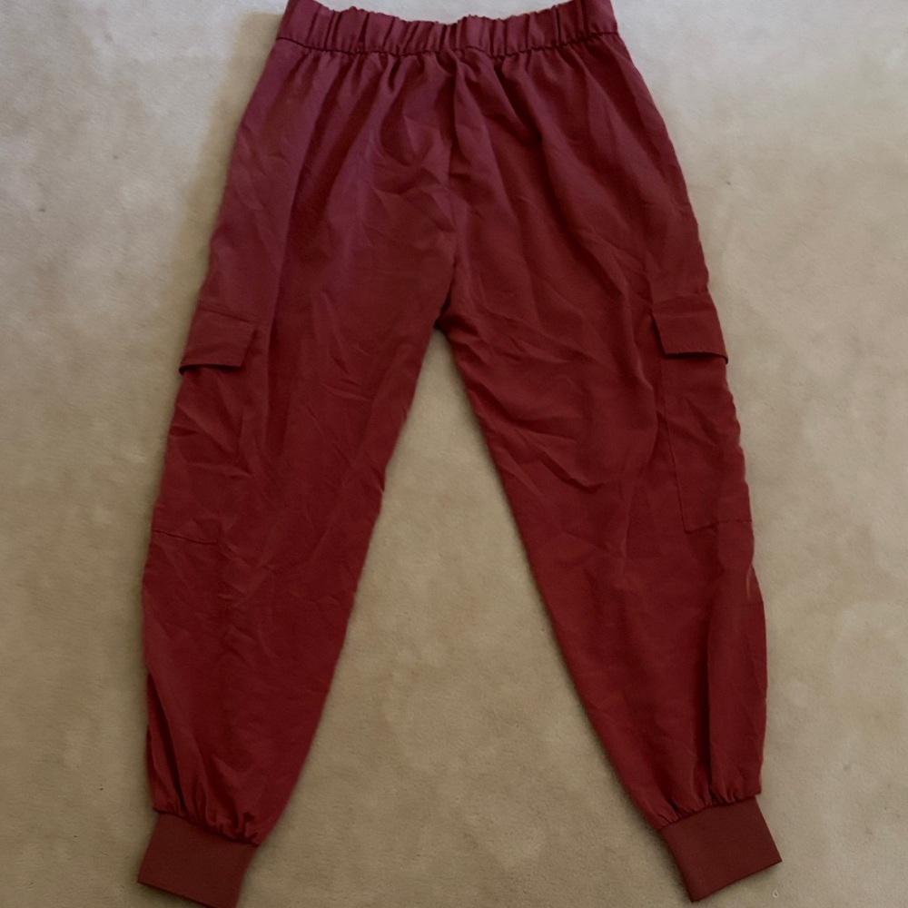 Pink Cargo Jogger Pants - Picture 6 of 6